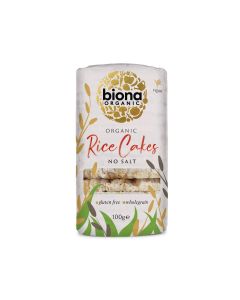 Biona Org Rice Cakes No Salt 100g
