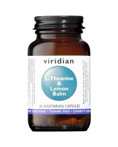 Viridian L-Theanine and Lemon Balm 30 veg caps