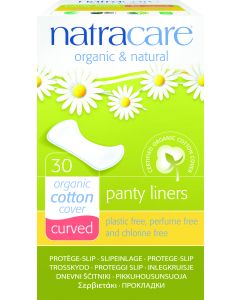 NatraCare Panty Liners Curve 30