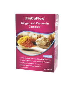 Zincuflex - Ginger and Curcumin Complex with Vitamin C | 60 caps