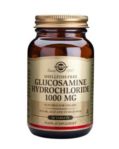 Solgar Glucosamine Hydrochloride 1000 mg Tablets (Shellfish-Free) 60 Caps