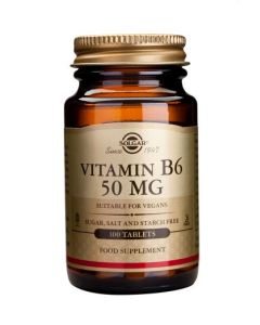 Solgar Vitamin B6 50 mg Tablets 100