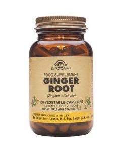Solgar Ginger Root Vegetable Capsules 