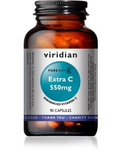Viridian Extra C 550mg 90 Veg Caps