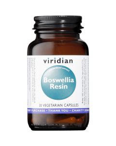 Viridian Boswellia Resin Veg Caps 30