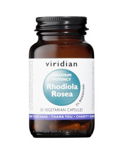 Viridian Maximum Potency  Rhodiola Rosea Root Extract Veg Caps 30
