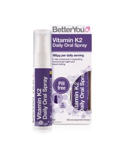 BetterYou® Vitamin K2 Daily Oral Spray - Natural Peppermint Flavour, 25 mL
