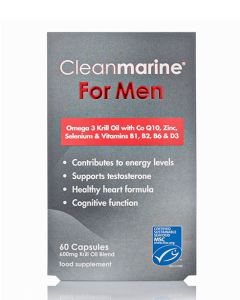 Cleanmarine Krill for Men - 60 Capsules
