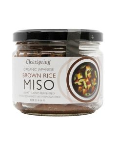 Clear Spring Organic Brown Rice Miso Jar 300g