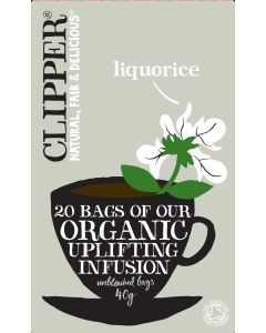 Clipper Org Infusion Liquorice Teabags 20bags