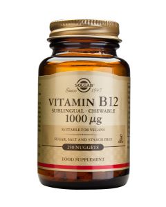 Solgar® Vitamin B12 1000 µg Sublingual 250 Chewables