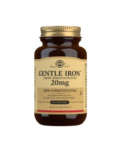Solgar® Gentle Iron™ 20 mg - 90 Vegetable Capsules