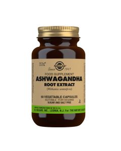 Solgar® Ashwagandha Root Extract Vegetable Capsules - Pack of 60