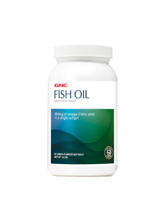 GNC Fish Oil 300mg - 90 Lemon Softgels