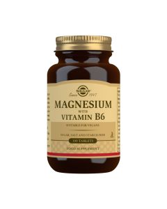 Solgar® Magnesium with Vitamin B6 - 100 Tablets