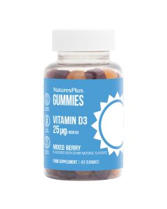 Nature's Plus  Vitamin D3 1000iu Gummies 60 ct