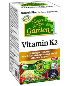 Nature's Plus - Source of Life Vitamin K2 120mg - 60 caps
