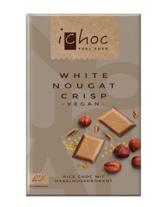 iChoc - White Nougat Crisp - 80g
