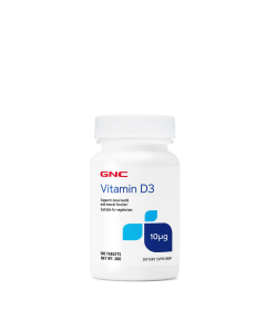 GNC Vitamin D3 400mg - 100 Tablets
