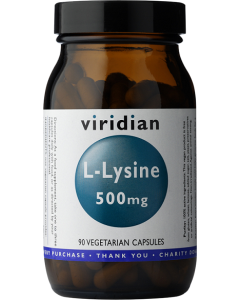 Viridian - L-lysine 500mg - 90 Caps
