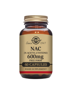 Solgar NAC (N-Acetyl Cysteine) 600 mg - 60 Capsules 