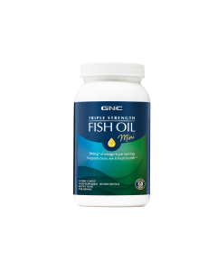 GNC Triple Strength Fish Oil 990mg - 180 Mini Softgels