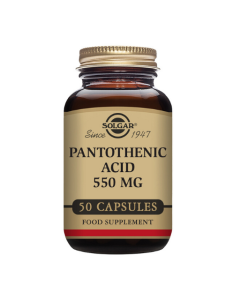 Solgar Pantothenic Acid 550 mg Vegetable Capsules 50 