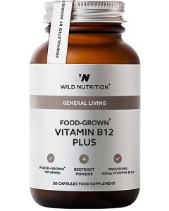 Wild Nutrition Food-Grown Vitamin B12 Plus 30 Caps