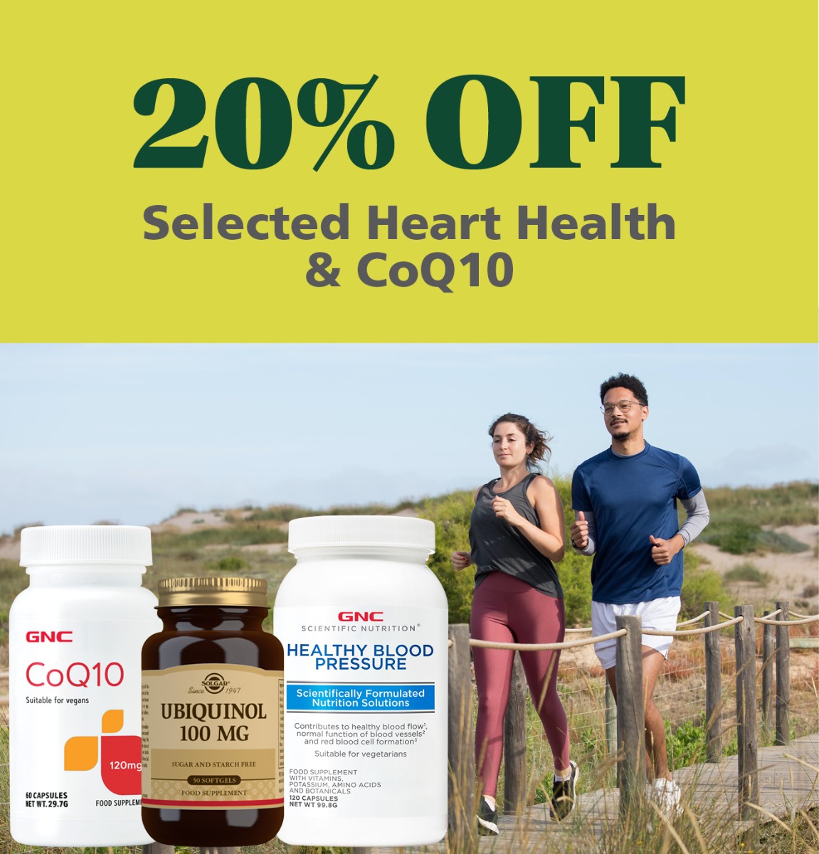 SELECTED 20% OFF HEART HEALTH & COQ10